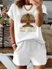 Women’s 2 Piece Outfit Set – Oversized Graphic T-Shirt And Biker Shorts Matching Set, Casual Summer Lounge Tracksuit For Daily Wear-323_ecoleips.com