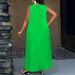 2026 European American Cross-border Women's Dress, Sleeveless, Solid Color, Loose Fit, U-neck, Casual And Elegant_ecoleips.com