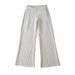 Aria Basics European And American Cross-border Women's Clothing: High-waisted, Straight-leg, Loose-fitting, Long-length, Casual_ecoleips.com