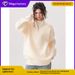 Aria Basics Aria Basics Cross-border Half-zip Versatile Women's European And American Style Loose-fitting Collared Knit Sweater, Solid Color_ecoleips.com