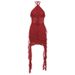European And American Style 2023 Autumn Winter New Women's Solid Color Slim High Waist Street Fashion_ecoleips.com