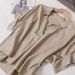 Women's Clothing Retro Loose Bat Sleeve V Neck Shirt_ecoleips.com