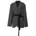 K New Double Belt Deconstructed Heavy-Duty Eyelet Button Blazer Jacket Top For Women_ecoleips.com