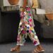 Women's Clothing Large Size Women's 3d Digital Printing Simple Curled Casual Pants Printable_ecoleips.com