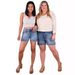 Women's Clothing New Summer Women's Fashion Slim High Waist Stretch Denim Shorts_ecoleips.com
