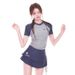 Women's Sporty Two Piece Swimsuit Casual Simple Conservative Slimming Perfect For Hot Springs_ecoleips.com