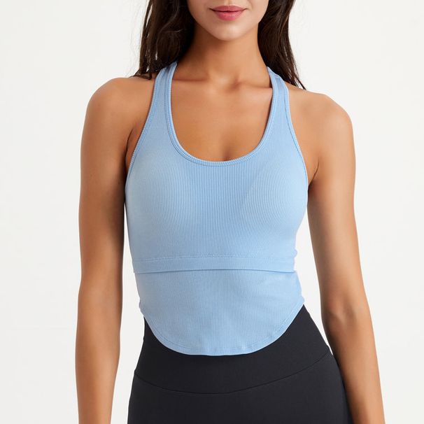 Women's Clothing New High Strength Shockproof Gathered Sports Bra Running Fitness Yoga Wear Bra Women's Vest_ecoleips.com