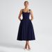 Women's Clothing New Solid Color Suspender U Neck Sexy Backless Dress_ecoleips.com