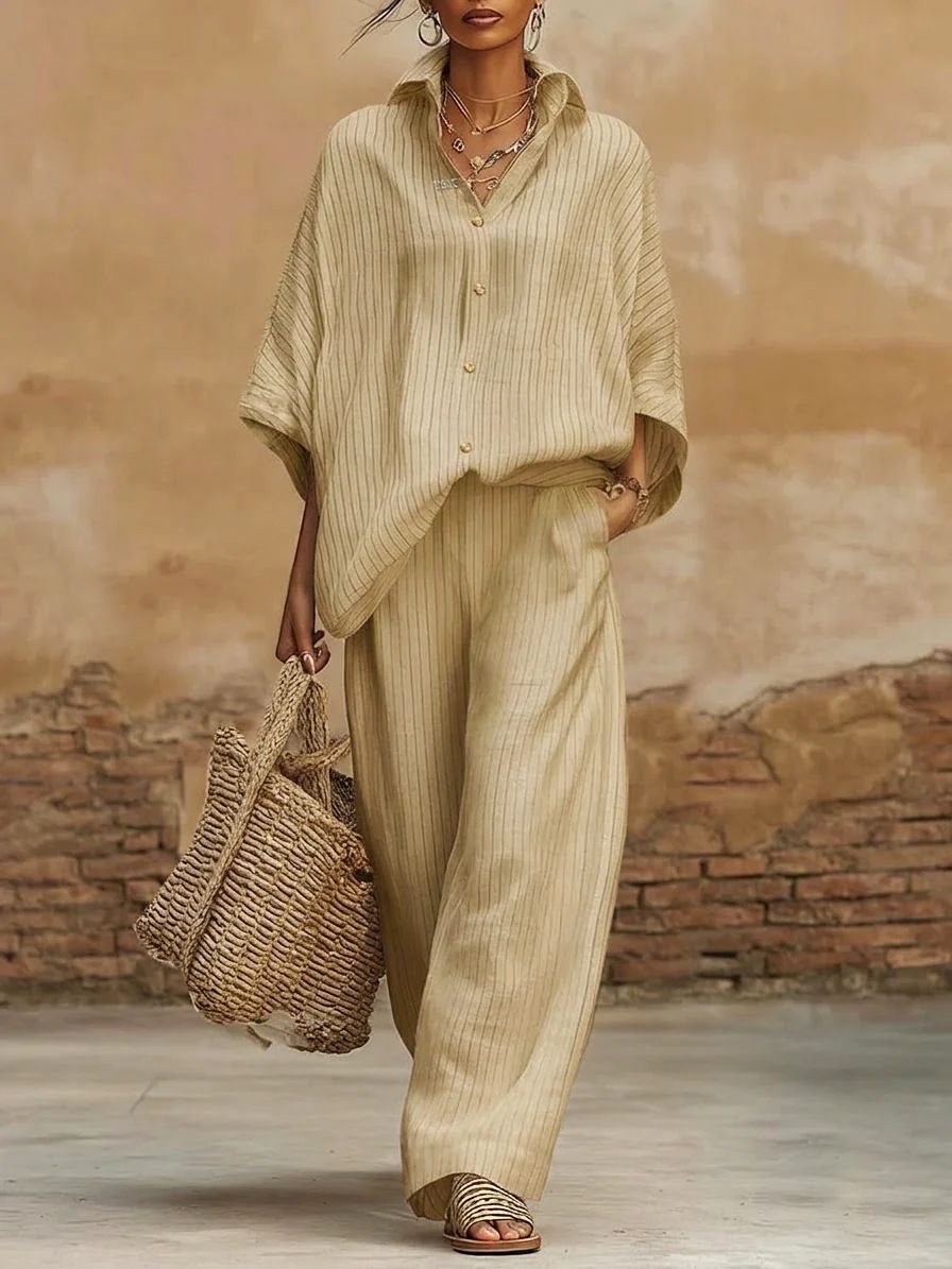 Elegant Women's Knit Cardigan Set - Soft Casual Lounge Wear With Versatile Styling Options_ecoleips.com