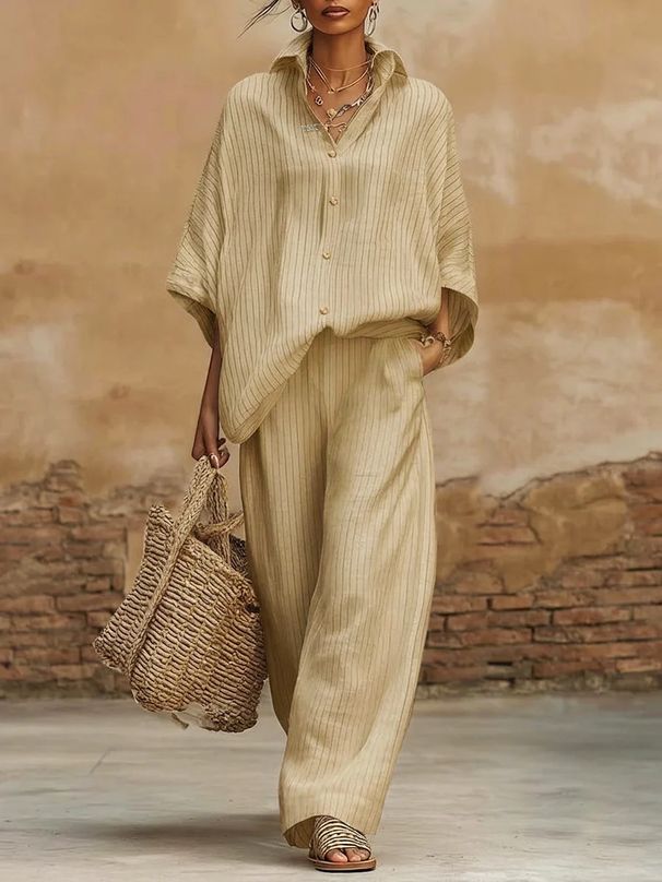 Elegant Women's Knit Cardigan Set - Soft Casual Lounge Wear With Versatile Styling Options_ecoleips.com