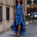 2025 Best-selling Item On Independent Sites, , And : Elegant V-neck, Stylish, Asymmetrical Women's_ecoleips.com