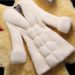 Elegant Faux Fur Coat For Women 40-50 Years Old, Mid-Length Winter Fashion Outerwear, Imitation Mink & Rabbit Fur Blend, Warm & Stylish_ecoleips.com
