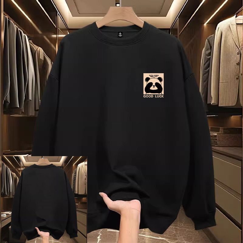 FW25 Matching Couple Cotton Crew Neck Sweatshirt - His & Hers_ecoleips.com