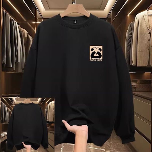 FW25 Matching Couple Cotton Crew Neck Sweatshirt - His & Hers_ecoleips.com