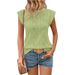 Women's Clothing Round Neck Short Sleeve Loose T Shirt Vest Women_ecoleips.com