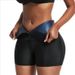 Women's Clothing Women's Sweat Pants Sweat Blocking Abdomen Waist Tightening High Waisted Hip Lifting Pants Running Yoga Clothes Three Quarter Pants_ecoleips.com