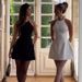 Women's Solid Color High-Waisted Slim Fit Summer Short Dress Adjustable Shoulder Strap Backless European American Export Style_ecoleips.com
