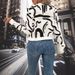 European American Cross-border 2026 Autumn And Winter Elegant Women's Patterned Printed Zip-up Baseball Jacket Casual_ecoleips.com