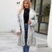 Women's Clothing Faux Fur Coat Artificial Fur Coat Imitation Fox Fur Coat Suit Collar Coat_ecoleips.com