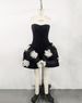 Women’s Clothing New Style Tutu Skirt Sexy Temperament Tube Top Splicing Three Dimensional Flower Bandage Dress Banquet Dress_ecoleips.com