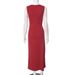 Summer Sexy Slit Maxi Dress Women's Elegant European American Style Vacation Clothing Cross Border Trade 2025_ecoleips.com