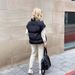 Women's Lightweight Zip-Up Puffer Vest With Stand Collar & Pockets - Casual Outerwear For Fall & Winter (Multiple Colors & Sizes)_ecoleips.com