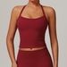 Women's Clothing Winter Sanded Beautiful Back Yoga Vest Quick Drying Fitness Top Outer Wear Running Sports Vest Female_ecoleips.com