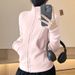 Women's Clothing Slim Fit Polar Fleece Stand Up Collar Plus Velvet Sweater Jacket For Women Spring And Autumn_ecoleips.com