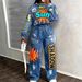 Women's Retro Letter Tracksuit Set Casual Two-Piece Outfit With Raglan Sleeve Cropped Sweatshirt And Jogger Pants_ecoleips.com