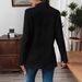 Men's Slim Fit Polyester Blazer Jacket - Wrinkle-Free, Stand Collar, Long Sleeve, Elegant Office Wear (White/Black/Gray, S-Xxl)_ecoleips.com