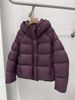 Ultra-Soft Puff Down Jacket For Women - 90% White Duck Down Filling, Oversized Winter Coat With Hood, Lightweight Yet Warm, Short Length_ecoleips.com