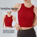 Women's One Piece Sports Bra Shockproof High Elastic Yoga Vest for Running Aerobics Beautiful Back Design_ecoleips.com