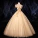 Women's Clothing Elegant Off-Shoulder Ball Gown – Slim-Fit Opera & Solo Performance Dress, Princess Silhouette Prom Gown (XS-XXXL, High Waist)_ecoleips.com