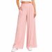 Wide Leg Pants Women's High Waist Loose Casual Pants Breathable Trousers Daily Holiday Beach Pants_ecoleips.com