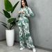 Women's Clothing Digital Printing Suits Long Sleeves Loose Lace Up Spring And Summer Fashion Casual Two Piece Suits_ecoleips.com