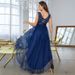 Women's Graduation Prom Dresses Luxurious Ladies Sexy Formal Graduation Party Royal Blue_ecoleips.com
