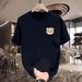 2025 Summer Loose Men And Women Pullover 100% Cotton Short Sleeve T-shirt_ecoleips.com