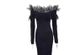 Beaded Hip Evening Dress – Sexy Long Skirt Wedding & Party Gown (White/Black, S-XL)_ecoleips.com