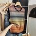 Women's Retro Color Block Striped Knitted Vest Sleeveless Round Neck Spring Autumn New Style Layering Top_ecoleips.com