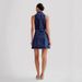 K New Neck Strap Style Slim Fit Long Skirt Denim Dress Women's Wear_ecoleips.com