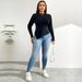 Women's Clothing Plus Size Women's Autumn And Winter New Simple Trend Design T Shirt Slim Long Sleeved Top_ecoleips.com