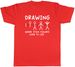 Women's T-Shirts Drawing Where Stick Figures Come To Life Funny Mens T-Shirt Tee Gift Top_ecoleips.com