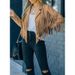 Women's Clothing Leather Jackets Suede And Velvet Temperament Lapel Tassel Short Coat_ecoleips.com