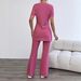 2026 Independent Site Bestseller Cross-border European And American Summer Casual Fashion Striped New Round-neck_ecoleips.com