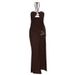 Summer New Arrival Sexy Slim Fit Dress Cutout Lace Up Metal Detail Slit Bodycon Dress_ecoleips.com