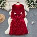 Women's Clothing High End Dress For Women With Three Dimensional Ruffle Design, Niche High End Exquisite Temperament, Super Fairy Long Skirt_ecoleips.com