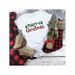 European And American Cross-border Foreign Trade Women's Clothing Christmas-themed Round-neck Printed Short-sleeve_ecoleips.com