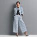 2025 Cross-Border New Turn-Down Collar Slim Fit Women's Fashion European And American Style Long Sleeve Short Jacket_ecoleips.com