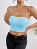 Women's Clothing Sexy Chest Revealing Waist Simple Camisole One Piece Fashion_ecoleips.com