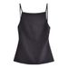 Women's Foreign Trade Blended Fabric Sexy Backless Top With High-end Matching Color Ties, Hot-selling Item On_ecoleips.com